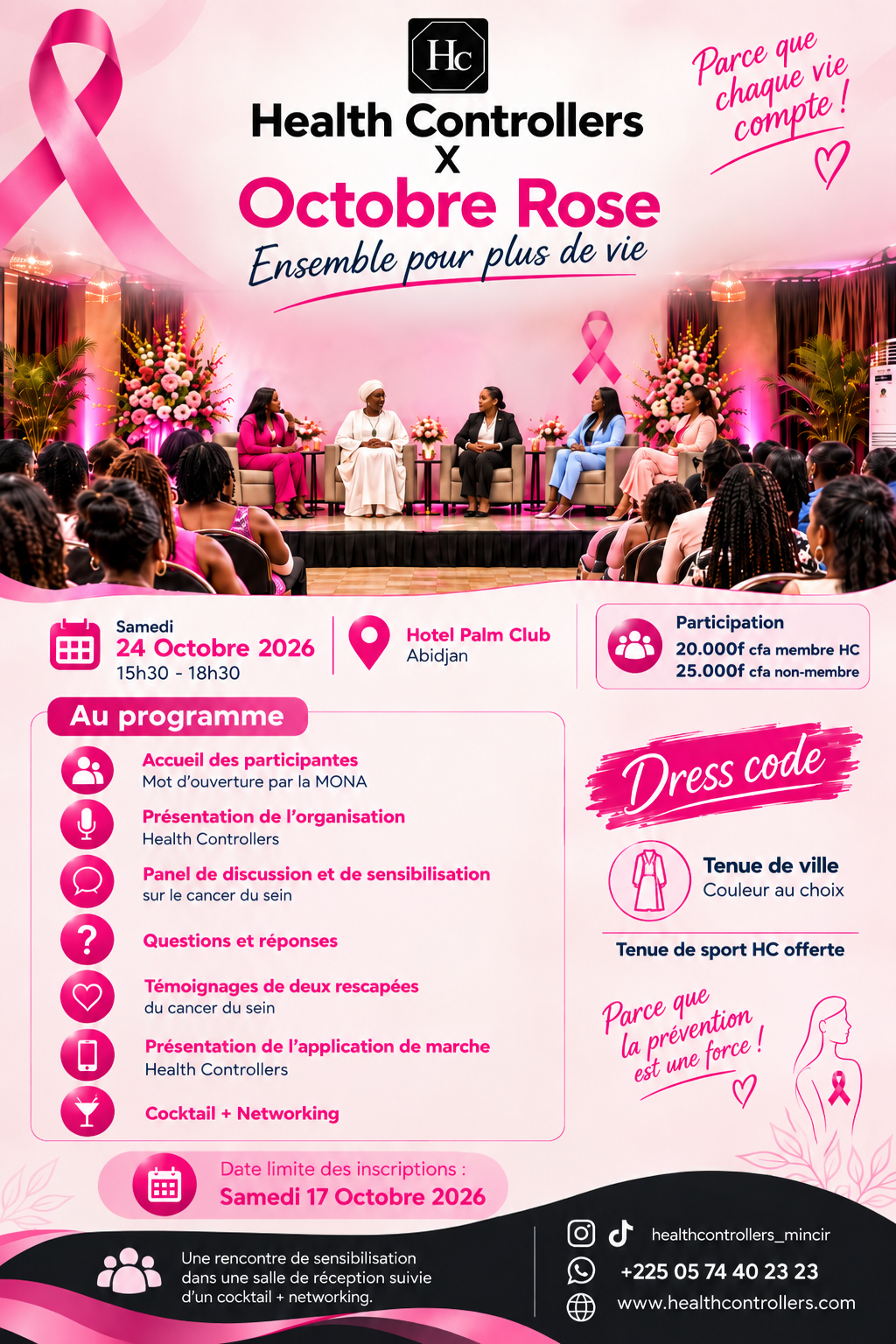 Octobre Rose Health Controllers